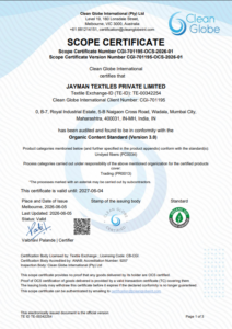 Scope Certificate Number CGI-701195-OCS-2026